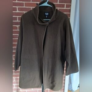 Eileen Fisher Brown Coat